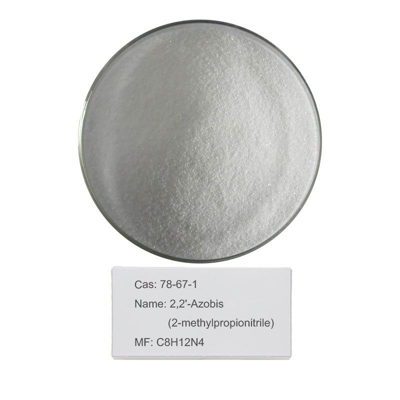 CAS 78-67-1 2,2'-Azobis(2-Methylpropionitrile) AIBN Azo Two Different Nitrile Peroxide Organic Initiator