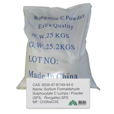 کاربرد چندگانه SFS Sodium Formaldehyde Sulphoxylate (CAS 6035-47-8) / Rongalite (149-44-0) 99٪ خلوص