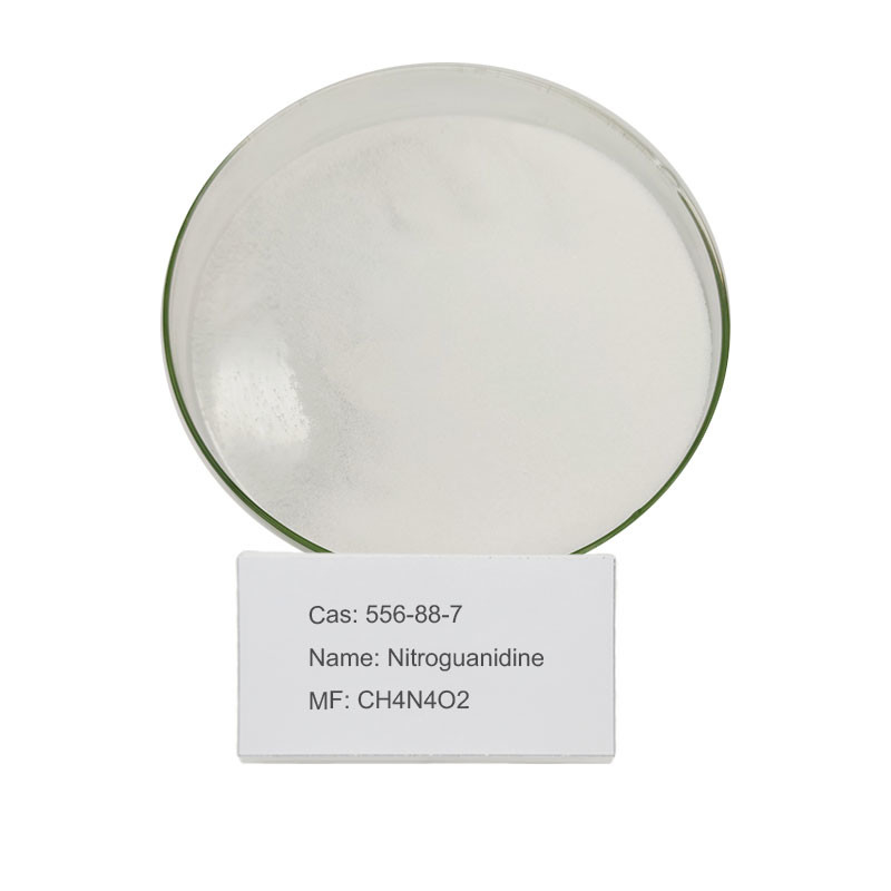 CAS 556-88-7 پودر نیتروگوانیدین بشکه ای مواد خام مصنوعی برای مواد شیمیایی