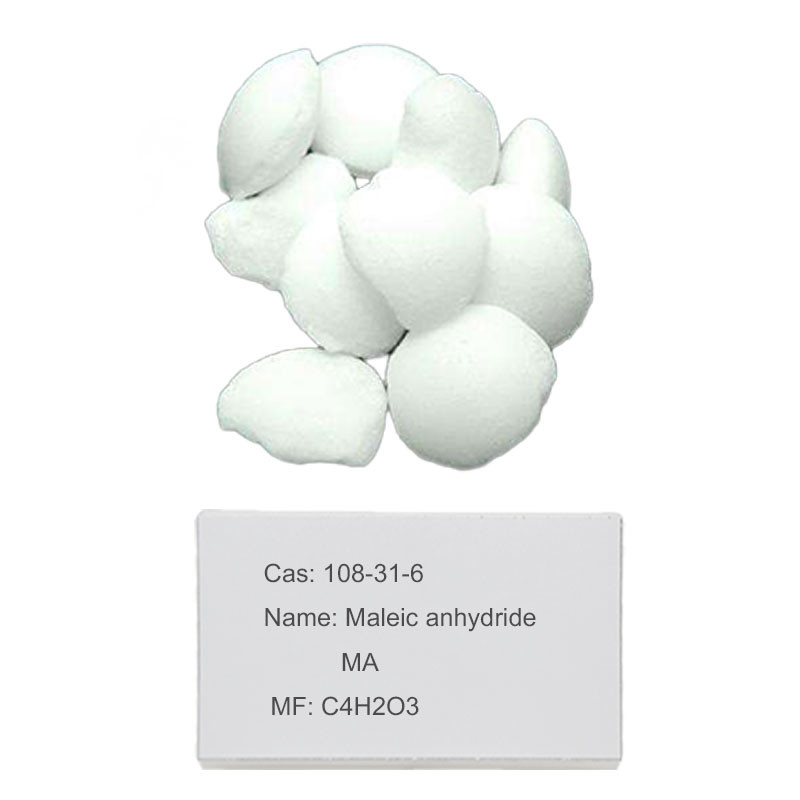 مواد واسطه آفت کش پودر سفید CAS 108-31-6 مالئیک انیدرید