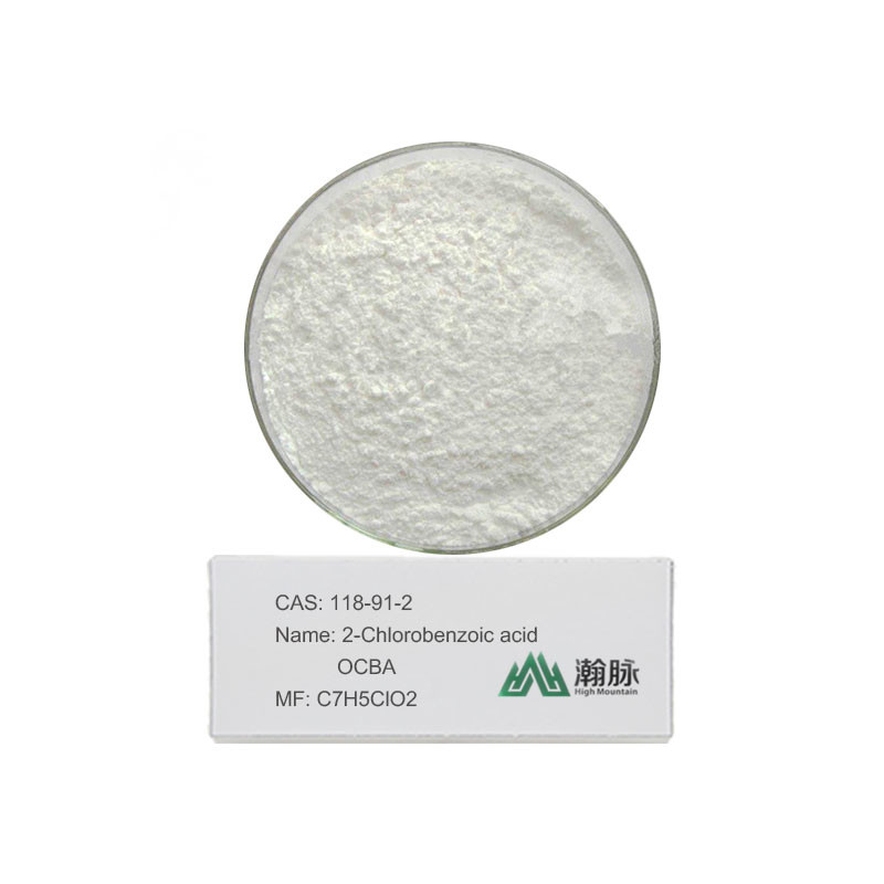 اسید کلروبنزویک O-Chlorobenzoic Acid مواد شیمیایی واسطه 2-اسید کلروبنزویک CAS 118-91-2 C7H5ClO2 OCBA