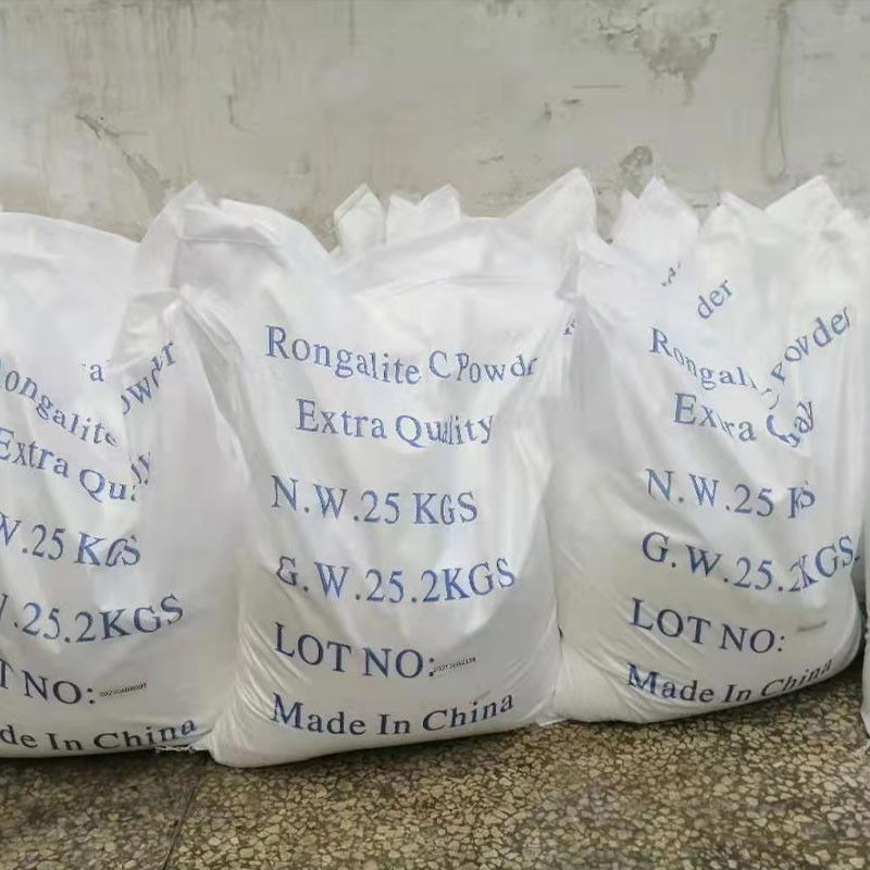 Rongalite/SFS Sodium Formaldehyde Sulphoxylate CAS 6035-47-8,149-44-0 عامل کاهش خالص برای استفاده صنعتی
