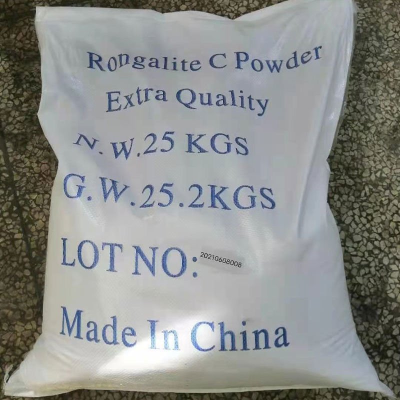 Rongalite/SFS Sodium Formaldehyde Sulphoxylate CAS 6035-47-8,149-44-0 عامل کاهش خالص برای استفاده صنعتی