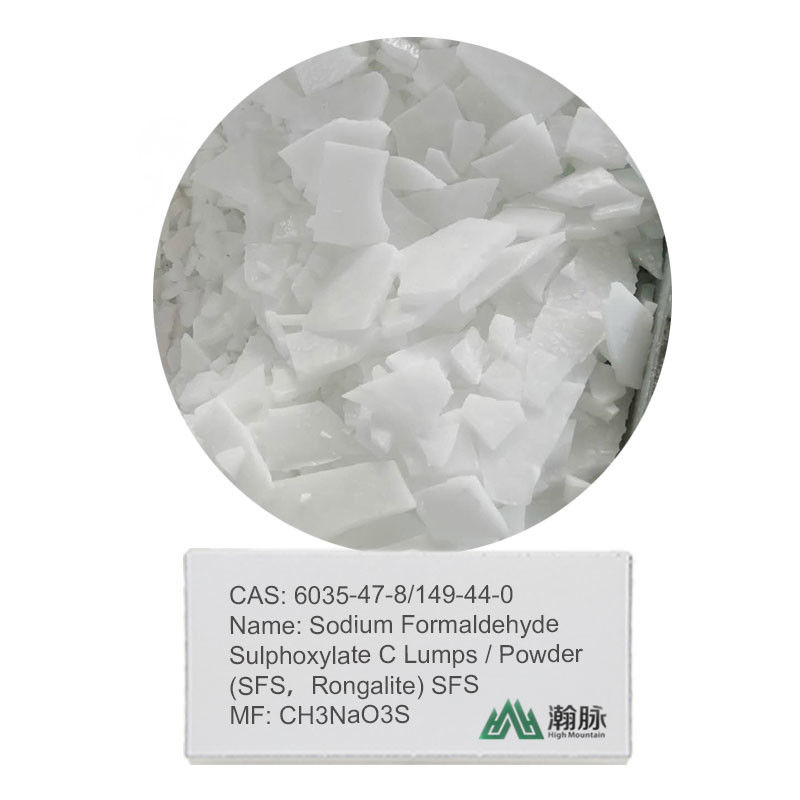 SFS با کیفیت بالا (رونگالیت) سولفوکسیلات فورمالدهید سدیم CAS 6035-47-8 & 149-44-0 ترکیب کاهش دهنده محلول در آب